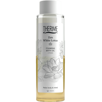 THERME Zen White Lotus Foaming Bath Oil 400ml