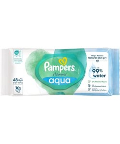 Pampers Harmonie Aqua billendoekjes - 48 stuks