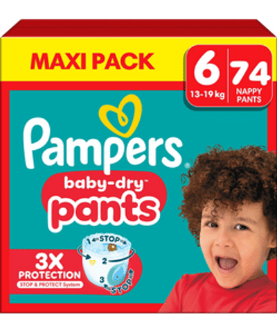 Pampers Baby Dry Pants  luierbroekjes maat 6 - 74 stuks