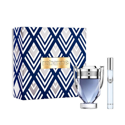 Rabanne Invictus geschenkset - eau de toilette 50 ml + mini spray 10 ml