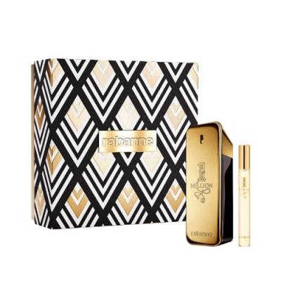 Rabanne 1 Million geschenkset - eau de toilette 100 ml + mini spray 10 ml