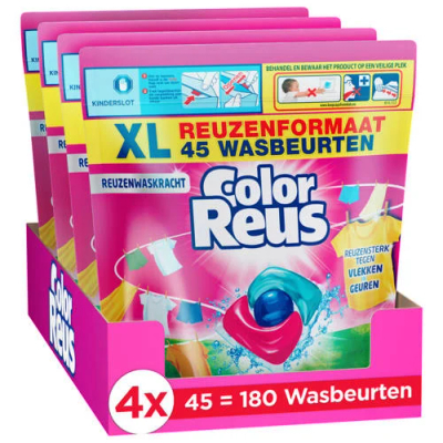 Witte Reus  wascapsules witte was - 45 wasbeurten