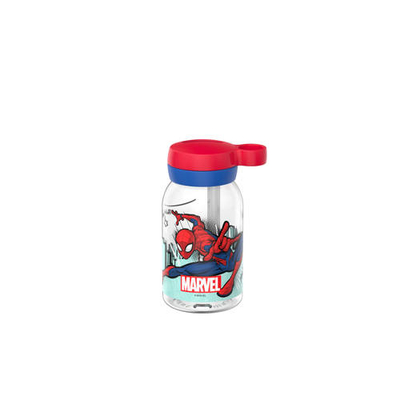 Mepal Campus waterfles met rietje (450 ml) Rood | Waterfles van Mepal