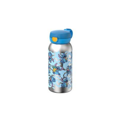 Mepal Campus RVS waterfles (flip-up) (600 ml) Blauw