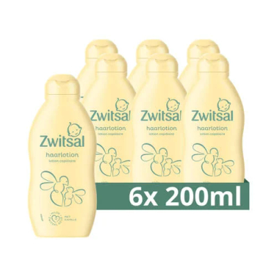 Zwitsal haarlotion - 6 x 200 ml Haargel/-lotion | Haargel/-lotion van Zwitsal