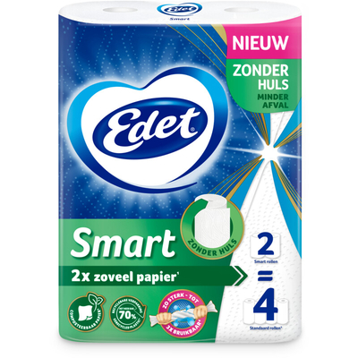 Edet Smart keukenpapier zonder huls no_ah_productcategory 2 stuks