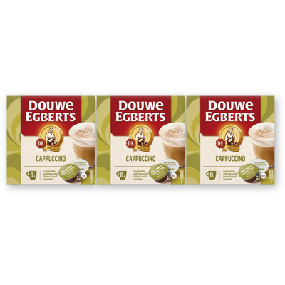 Douwe Egberts Dolce gusto cappuccino 3-pack Dolce Gusto compatible koffiecups 3 stuks