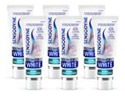 Sensodyne Clinical White Enamel Strengthening Tandpasta Multiverpakking 6x75 ml