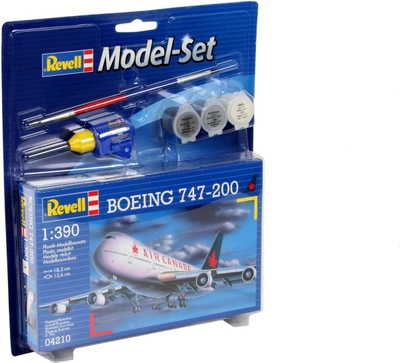 Revell Modelbouwpakket Vliegtuigen - 64210 Boeing 747-200 Air Canada - Model Set Plastic - 1:390 - Modelbouw