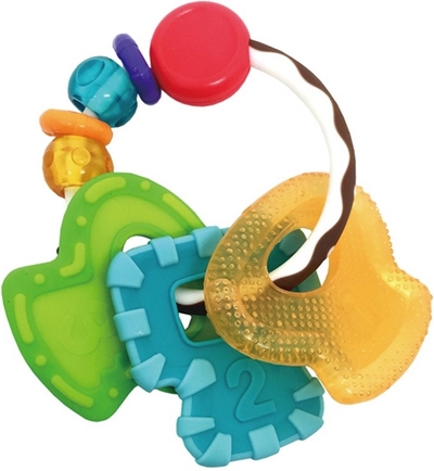 Infantino Slide & Chew Teether Keys Rammelaar en Bijtring BK-05133