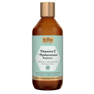 1+1 gratis | De Tuinen Vitamine C + Hyaluronzuur Bodylotion - 250ml