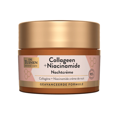 1+1 gratis | De Tuinen Collageen + Niacinamide Nachtcrème - 50ml