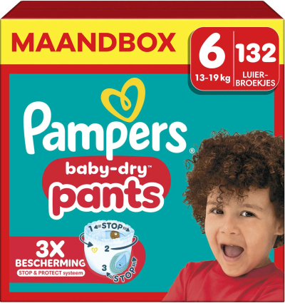 Pampers Baby Dry Pants  luierbroekjes maat 6 - 132 stuks