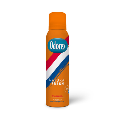 Odorex Deodorant Spray WK Oranje - Natural Fresh 150 ml