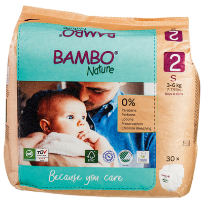 Bambo Nature  luiers maat 2 - 30 stuks