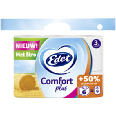 Edet Comfort 3-laags toiletpapier - 6 rollen