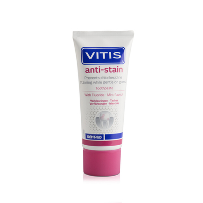 6x Vitis Tandpasta Anti-Stain 50 ml