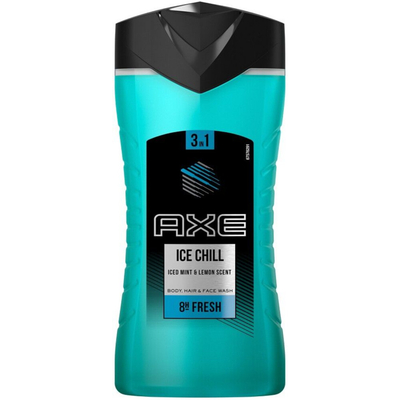 12x Axe 3in1 Douchegel Ice Chill 400 ml