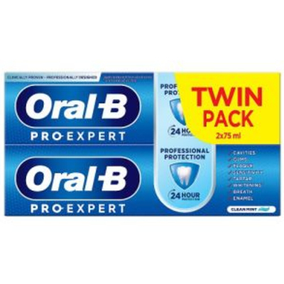 Oral-B Tandpasta Professional Protection Clean Mint 2x75ml