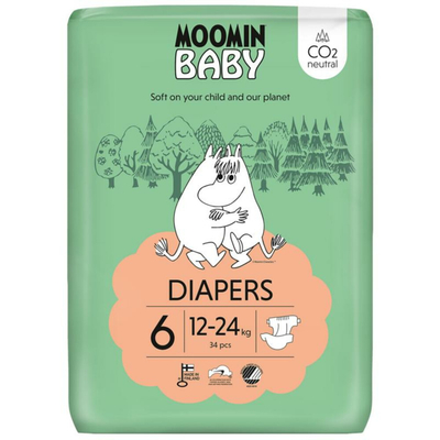 Moomin Baby  luiers maat 6 - 34 stuks