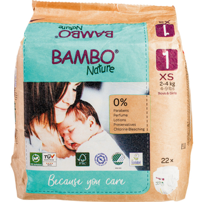 Bambo Nature  luiers maat 1 - 22 stuks