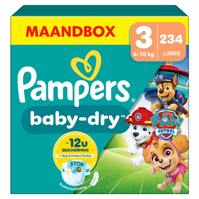 Pampers Baby Dry  luiers maat 3 - 234 stuks