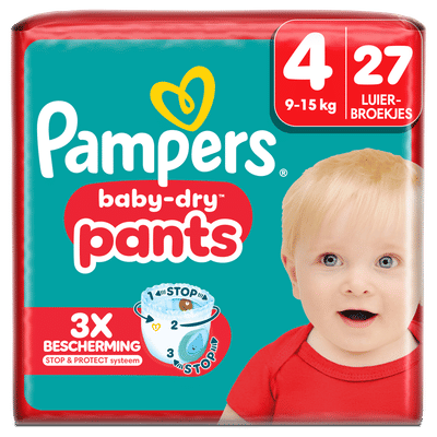Pampers Baby Dry Pants  luierbroekjes maat 4 - 27 stuks