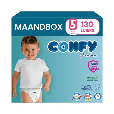 Confy  luiers maat 5 - 130 stuks