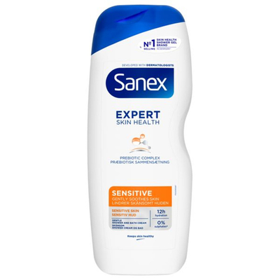 12x Sanex Douchegel Dermo Sensitive 600 ml