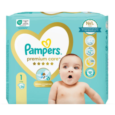 Pampers Premium Care  luiers maat 1 - 78 stuks
