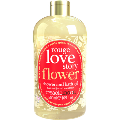 6x Treaclemoon Bad en Douchegel Rouge Love Story 500 ml