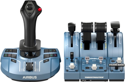 Thrustmaster TCA Captain Pack X Airbus Edition Zwart, Grijs USB Joystick + stuwkrachthendel Analoog PC, Xbox