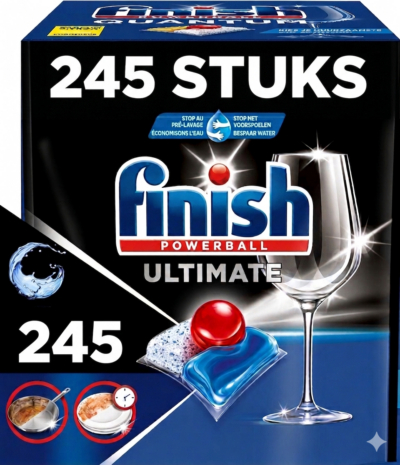 Finish Regular vaatwastabletten  - 245 wasbeurten