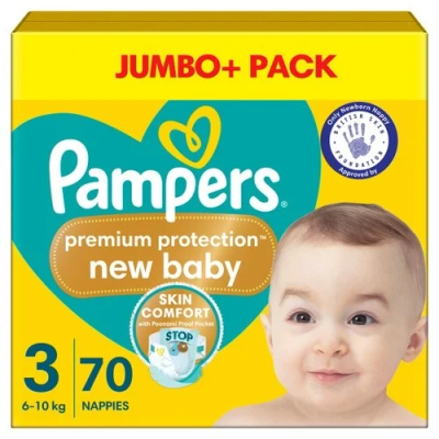 Pampers Premium Protection  luiers maat 3 - 70 stuks