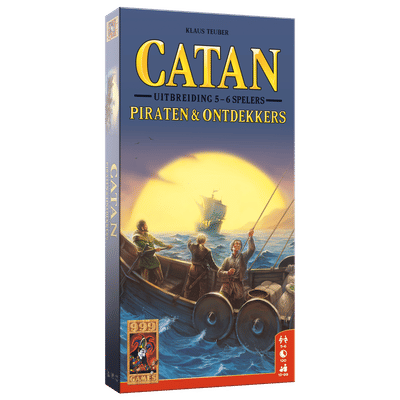 999 Games - Catan: Uitbreiding Piraten & Ontdekkers 5/6 spelers - Bordspel