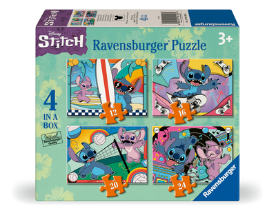 Ravensburger - Disney Stitch - Legpuzzel - 12, 16, 20, 24 Stukjes