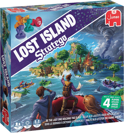 Jumbo - Stratego - Lost Island - Bordspel vanaf 8 jaar - Multiplayer 4 spelers