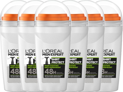 L'Oréal Men Expert Shirt Protect Deo Roller - 6 x 50 ml
