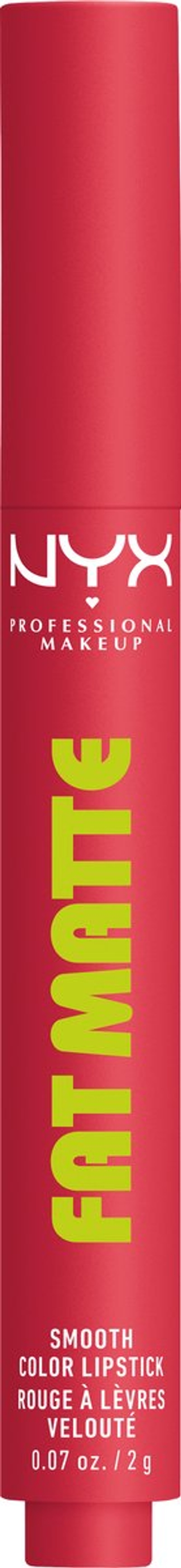 NYX Professional Make Up Fat Matte Lipstick - Comfortabele matte finish - Niet-uitdrogend gevoel - Flamingo Feather - 3.5g