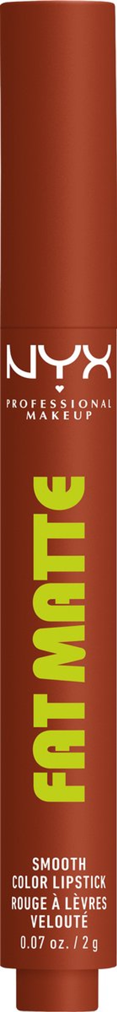 NYX Professional Make Up Fat Matte Lipstick - Comfortabele matte finish - Niet-uitdrogend gevoel - Beary Nude - 3.5g