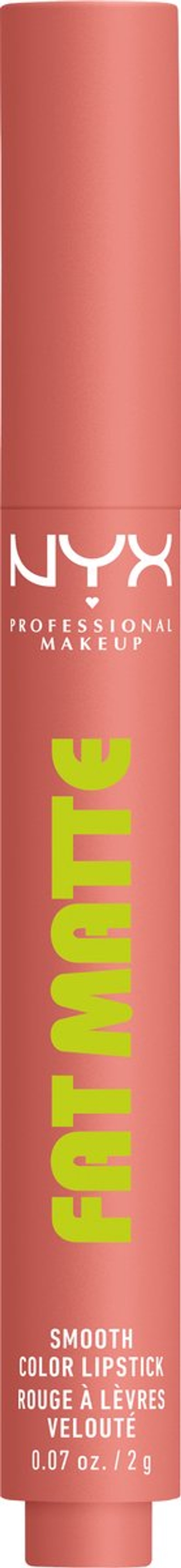 NYX Professional Make Up Fat Matte Lipstick - Comfortabele matte finish - Niet-uitdrogend gevoel - Cashmere Cutie - 3.5g
