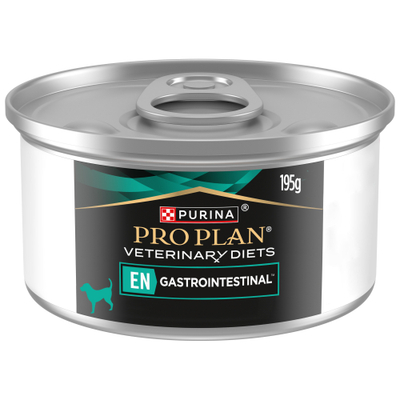 PURINA PRO PLAN Veterinary Diets EN Gastrointestinal Mousse - Dubbelpak: 48 x 195 g - natvoer honden