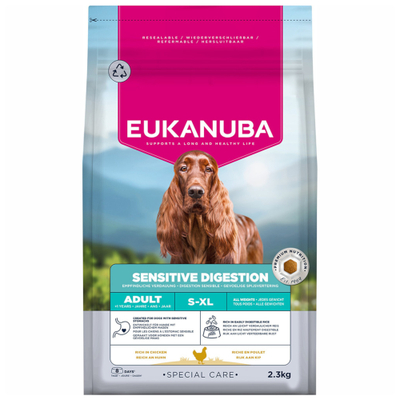 Eukanuba Special Care Sensitive Digestion Adult - Dubbelpak: 2 x 2.3 kg - hondenbrokken