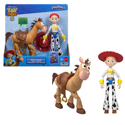Disney Pixar Toy Story 5 actiefiguur Jessie en Bullebeest - 23 cm