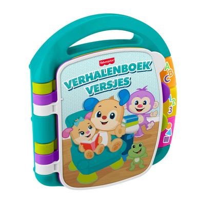 Fisher-Price Leerplezier Verhalenboek Versjes - Muzikaal Boek met Lichtjes en Geluid