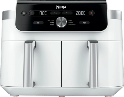Ninja DualZone XL 9,5 liter Airfryer met 2 lades - Wit - DZ901EUWH