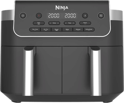 Ninja DualZone 7,6 liter Airfryer met 2 lades - DZ801EU