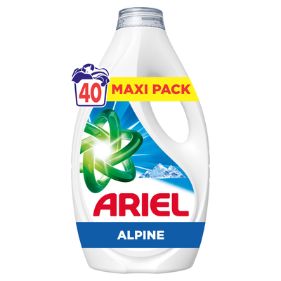 Ariel Alpine & Vloeibaar wasmiddel  - 40 wasbeurten