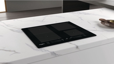 Whirlpool WF S7560 NE Zwart Ingebouwd 60 cm Inductiekookplaat zones 4 zone(s)