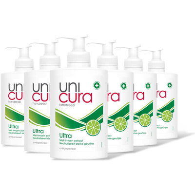 Unicura Ultra antibacterieel handzeep 6-pack Vloeibare zeep 6 stuks